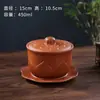 Olla de Cerámica para Sopa y Guiso con Tapa en Agua Snack Hotel Catering Olla para Sopa Estilo Chino Pera Asada Olla para Guisar de Arena Púrpura para el Hogar