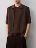 Cardigan com Zíper Momeike Masculino de Alta Inteligência para o Trabalho Outono 2026 Novo Colete de Mistura de Linho 22316