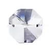 Cuentas Octogonales de Cristal Pulido a Máquina Cortina de Cuentas de Cristal Partición Cuentas Sueltas para Manualidades Accesorios de Iluminación de Cristal Atrapasoles de Cristal