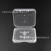 Caixa Branca Porta-Cartão de Memória Flash Card TF Caixa Transparente para Cartão de Memória TF Caixa Pequena Branca PP Caixa de Armazenamento Fábrica Estoque