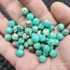 Cuentas Redondas de Piedra Shoushan Imitación Cuentas Sueltas de Jade Imitación Verde Huevo de Pato 8mm Accesorios para Pulseras Collares Joyería Cuentas Hechas a Mano