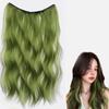 Extensiones de Cabello de Una Pieza de Color en Stock, Pinzas para el Cabello de Onda de Agua Rizada, Extensiones de Cabello de Cuatro Pinzas Teñibles para Colgar de la Oreja