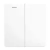 Interruptor de pared y toma de corriente Yabai al por mayor para el hogar 86 toma de cinco orificios al por mayor placa grande panel de control blanco de un solo interruptor doble