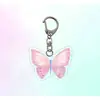 Chaveiro de Acrílico Colorido Borboleta Nova Primavera Transfronteiriço Estilo Ins Pingente de Mochila Fofo de Alto Valor