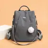 Mochila para Mujer Nuevo Estilo Coreano Moderna Versátil Moderna de Viaje Gran Capacidad Bolso Escolar Simple para el Trabajo Diario Mochila para Mujer