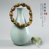 Pulsera de Sándalo Verde Argentino para Hombre, Cuentas de 2.0 Estilo Vintage, Diseño de Nudo de Bambú, Pulsera Redonda de Doble Círculo de 108 para Mujer, Cuentas de Oración, Venta al por Mayor desde el Fabricante