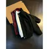 Chaqueta Abrigo de Cuero con Bloques de Color Tie-dye de Calle Americana Transfronteriza para Hombre y Mujer Corte Limpio Cuello Alto Chaqueta de Béisbol Chaqueta Bomber