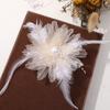 Estilo fada linda pérola pena organza flor DIY artesanal Joker grampo de cabelo acessórios para cabelo acessórios de roupas atacado