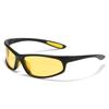 Óculos Esportivos Yusha Outdoor 185 Ciclismo Para-brisa Óculos de Sol de Visão Noturna Óculos de Sol Polarizados Transfronteiriços Novos Masculinos e Femininos