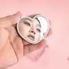 Espejo Pequeño Amoroso Espejo Moderno Sencillo en Forma de Corazón Vidrio de Belleza Espejo de Tocador Mini Espejo de Tocador para Dormitorio de Estudiante