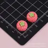 Mini Accesorios de Resina de Frutas Realistas Fresa Pinza Pequeña para el Cabello Goma para el Cabello Adorno Relleno para Juguete de Apretar