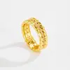 Anillos Retro Simples Versátiles Europeos y Americanos Estilo Ins Transfronterizo Moda de Gama Alta Tendencia Índice Anillo de Dedo Fabricante Mayorista