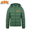 Chaqueta de Algodón Gruesa Desmontable con Capucha Casual de Nuevo Estilo Invernal para Hombre, Color Sólido Estampado, Cómoda y Cálida, Chaqueta Acolchada a Prueba de Frío