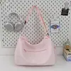 Textura Brumosa de Enfoque Suave, Estilo Relajado, Bolso Tote Verde Fruta para Estudiantes Universitarias, Adecuado para el Trabajo, Compras y Almacenamiento de Viajes Diarios