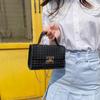 Bolsa Feminina 2023 Nova Cadeia com Fecho Multi-Padrão Bolsa Quadrada Pequena Casual Bolsa para Celular Bolsa Pequena Exportação Bolsa Pequena