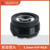 Lente sin distorsión Chuang'An Optoelectronics de 3.2 mm M6 Adecuado para Escaneo, RV, RA, Hogar Inteligente y Lentes de Teléfono Móvil