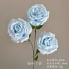 Flores Artificiais Azuis para Casamento Flores Falsas de Teto Decoração de Casamento Parede de Flores Arranjo de Flores de Chão para Casamento Materiais para Arranjo de Flores de Seda