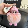 Llavero de muñeca de piel de zorro adornos para coche lindo peluche muñeca Barbie colgante para bolso de muñeca regalo para pareja
