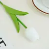 Mini Tulipa artificial em PU flor de seda flor artificial recepção de hotel festa de casamento decoração de casa floricultura atacado
