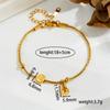 Pulsera Explosiva Fu Marca Calabaza Ping An para Mujer Lujo Ligero Nicho Refinado Moda Nacional Lujo Ligero de Alta Gama Elegante Estilo INS