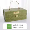 Caja de Regalo de Pastel de Luna del Festival del Medio Otoño Verde Caja de Regalo Portátil Caja de Regalo para Acompañar a la Dama de Honor de Boda Caja de Regalo del Día de San Valentín Venta al por Mayor