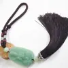 Esmalte de Color India Jade Dongling Buda de Jade Dios Guardián Colgante para Coche DIY Esmalte de Color Interior del Coche Exquisito