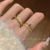 Anillo Vintage de Perlas Estilo Francés para Mujer, Moderno y Elegante, Anillo Ajustable de Piedra Ojo de Gato de Lujo Ligero, Elegante Anillo para Dedo Índice