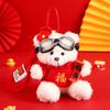 Mannery Genuine Plush Bear Natal Chaveiro Carro Pingente Casal Mochila Escolar Pendurado Presente de Natal Atacado