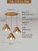 Diseño original candelabro crema francés diseño vintage medieval isla restaurante taiwanés habitación dormitorio mesita de noche