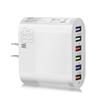 Cargador estándar de 48 W con 6 USB para teléfono móvil, cabezal de carga, enchufe para Europa, América, Gran Bretaña y Corea, venta al por mayor transfronteriza.