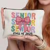 Bolsa cosmética con estampado en inglés para el Día del Maestro Transfronterizo, para guardar a mano, perezosa, portátil, bolsa de viaje, neceser