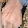 Tejido de Malla Perlada Suave Sedoso Malla Americana Encriptada Malla de Perlas con Cuentas Vestido de Novia Malla Suave Mesa de Postres Hecho a Mano