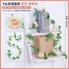 Painel de Parede com Rosas e 9 Flores de Trepadeira de Rosa, Flores Artificiais para Decoração de Varanda de Casa, Paisagismo, Painel de Parede com Flores de Rosa para Casamento, Flores Artificiais