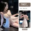 Yeqin lingerie sexy estampa floral com aro push-up camisola roupa de dormir apaixonada see-through conjunto para encontro 7807