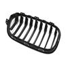 Adequado para BMW Série 1 F20 2015-2018 Grade Frontal Modificada de Linha Única Preto Brilhante com Padrão de Fibra de Carbono