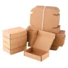 Cajas de avión al por mayor en stock, cajas de papel para express digital 3C, cajas de embalaje para ropa y joyería, se pueden imprimir logos en pequeñas cantidades