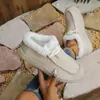 Zapatos de Algodón Gruesos con Suela Gruesa y Ribete de Piel, Cordones Delanteros, Zapatos de Algodón Calientes y Engrosados para Mujer, Invierno 2026, Nuevos, Tallas Grandes, En Stock