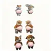 Cachorro Shiba Inu Barrigudo Transfronteiriço Corgi Silicone Ultrassuave Adesivo Anticolisão para Carro Adesivo Decorativo para Casa Anti-Impacto Brinquedo Macio