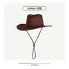 Sombrero de Senderismo de Vaquero Occidental para Mujer, Estilo Veraniego del Páramo, Viaje a Sichuan, Ala Ancha, Secado Rápido, Circunferencia de Cabeza Grande, Protección Solar, Sombrero de Pescador