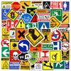 100 señales de advertencia, eslogan, señales de advertencia, pegatinas, decoración personalizada, taza de agua transfronteriza, pegatinas de grafiti impermeables