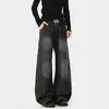 Novedad Otoño/Invierno 2026 Jeans Rectos de Moda Estilo Coreano Vintage para Hombre Tela de Mezclilla de Bambú 320g Pantalones Largos para Hombre