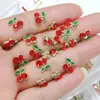 Joyería para Uñas Popular Transfronteriza Aleación Diamante Estereoscópico Incrustado Celebridad de Internet Uñas de Cereza Joyería y Accesorios para Uñas DIY Venta al por Mayor