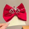 Presilhas de Cabelo Infantis Ano Novo Princesa Fugitiva Laço Fita Presilha de Cabelo para Bebê Menina Acessórios de Cabelo para Meninas