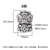 Plata Pura 999 Estilo Chino Vintage Atrae Fortuna Cuenta de León 3D Joyería de Plata Dura Accesorio Pulsera DIY