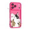 Funda de teléfono linda de gato perezoso para Apple 16Promax Funda suave de silicona iPhone17 Cubierta protectora anticaídas para niñas