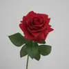 Flores de Rosa Artificiales Grandes Humectantes de Tacto Realista Personalizadas para Decoración de Fotografía en Casa, Arreglos de Flores Artificiales para Bodas, Transfronterizo