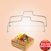 Aimanyuwu Acero Inoxidable Divisor de Capas de Pastel Cortador de una Sola Línea Doble Línea Rebanador de Pastel Ajustable Herramienta para Hornear