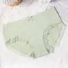 [Embalado Individualmente] Roupa Íntima Calça Bolha Feminina Plus Size, Cueca Respirável de Oxigênio Grafeno Cintura Média, Estilo Feminino