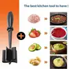 Moedor de carne manual, amaciador de carne, moedor de salada de vegetais, moedor de salada de batata, moedor de tomate, moedor de arroz, moedor de carne