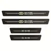 Tira de Estribo de Puerta de Coche Patrón de Fibra de Carbono Antichoque Antiarañazos Adecuado para Jiji/Pu Pedal de Puerta Pegatina Protectora Pegatina de Umbral
